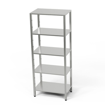 Raft inoxidabil cu 5 rafturi - 3 rafturi reglabile 110x40x180 cm | FORGAST