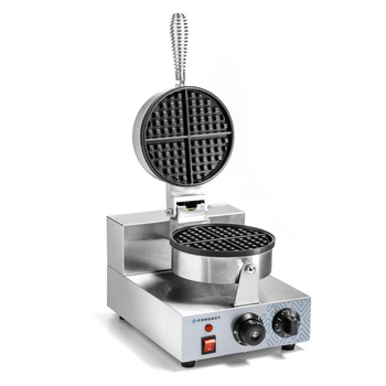 Aparat electric rotund pentru vafe, 1 kW, 230 V | FORGAST FG09701