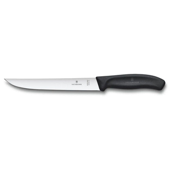 Cuțit pentru porționarea cărnii Swiss Classic lungimea lamei 18 cm | VICTORINOX 6.8103.18B
