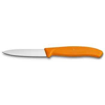 Cuțit pentru legume Swiss Classic portocaliu, lungime lamă 8 cm | VICTORINOX 6.7606.L119