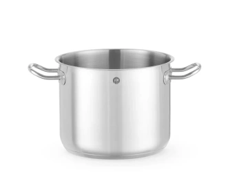 Oală înaltă din oțel inoxidabil fără capac, Kitchen Line, capacitate 5 l, diametru 20 cm, înălțime 16 cm | HENDI 837764