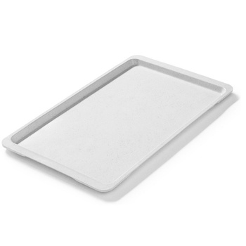 Tavă dreptunghiulară din poliester gri, 53x32.5 cm, GN 1/1 | FORGAST FG12511