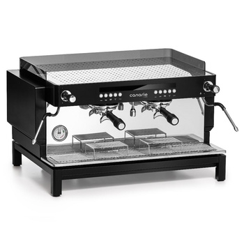 Aparat automat de cafea cu 2 grupuri, negru | CANARIO CAFE CC031
