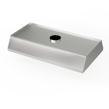 Hota centrală din oțel inoxidabil 250x150 cm | FORGAST