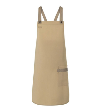 Urban-Look X-Style șorț legat în dungi cu buzunar gri piatră | KARLOWSKY LS 38-85-Stck