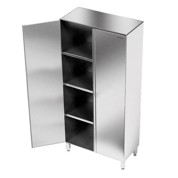 Dulap de depozitare din oțel inoxidabil 120x60x180 cm | FORGAST