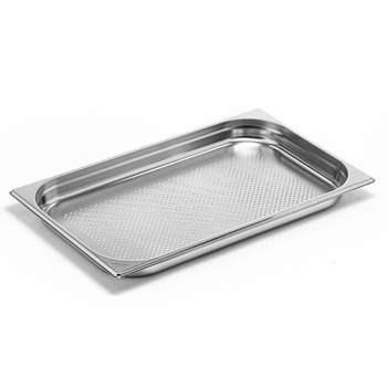 Recipient GN 1/1 adâncime 4 cm perforat din oțel inoxidabil | FORGAST FG04704