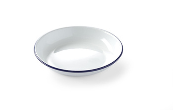 Placă emailată adâncă - dia. 18 cm | HENDI 621240