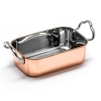 Mini tavă de cupru pentru mâncare pentru degete | FORGAST FG11517