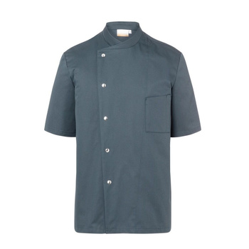 Bluză de bucătar pentru bărbați Gustav antracit | KARLOWSKY JM 15-5