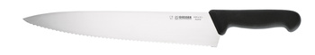 Cuțit de bucătar cu margine ondulată - 31 cm, negru | GIESSER MESSER 8455 w 31