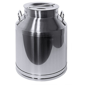 Recipient cu capac 25 l din oțel inoxidabil | CONTACTO 3010/025