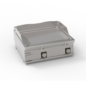 Placă de grătar ondulată 400V Tecno74 | TECNOINOX 716216