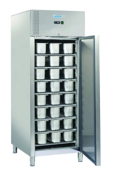 Șifonier frigorific pentru înghețată cu o ușă, inox, 800 l, dezghețare automată | ARKTIC 236819