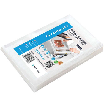 Pungi netede pentru ambalare în vid 20x30 cm - 100 buc. | FORGAST FG03405