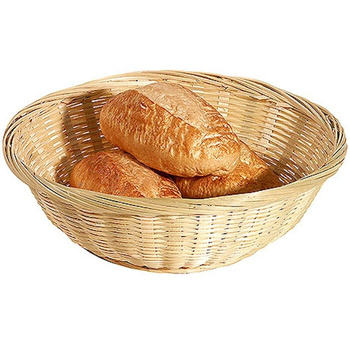 Coș de pâine din rattan diametru. 22 cm | CONTACTO 4884/220