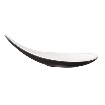 Lingură BOAT din melamină alb-negru | APS 84128