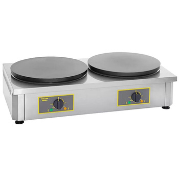 Mașină electrică dublă pentru clătite - 2x40cm | ROLLER GRIL CDE 400