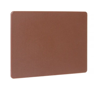 Placă din polietilenă HACCP maro, 45x30 cm | HENDI 827048