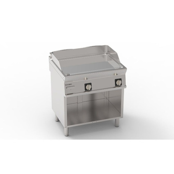 Placă netedă cromată pentru grătar 400V Tecno74 | TECNOINOX 716224