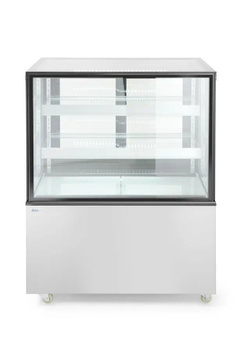 Vitrină frigorifică cu 2 rafturi 300 l, inox, LED, 0-6°C | ARKTIC 233337