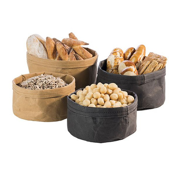 Pungă de hârtie pentru pâine bej 24x24 cm | APS 30442