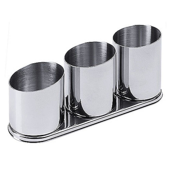 Recipient pentru tacâmuri 26x8x12 cm, oțel inoxidabil | CONTACTO 220/003