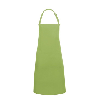 Șorț de bucătar Basic 75 x 90 cm cu buzunar și cataramă, culoare lime | KARLOWSKY BLS 5-81-Stck