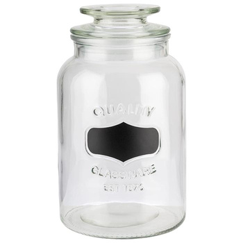 Borcan de depozitare cu etichetă 12x21 cm, 1.5 l | APS 82267