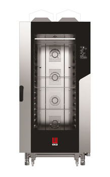 Cuptor combinat cu gaz Millenial Black Mask Bakery 20x600x400 | TECNOEKA MKF1664GBM