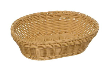 Coș pentru pâine din polipropilenă, bej deschis, 32x23x7 cm | APS 50815