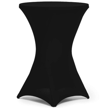 Husă pentru masă cocktail 80 cm neagră | FORGAST FG03820