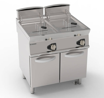 Frigider pe gaz cu două camere 2 x 17 l 33 kW cu bază închisă și zonă rece | TECNOINOX 713129