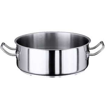 Oală joasă din oțel inoxidabil - capacitate 38 L | CONTACTO 2109/500