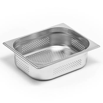 Recipient GN 1/2 6,5 cm perforat din oțel inoxidabil | FORGAST FG04726V1