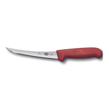 Cuțit pentru tranșare roșu FIBROX - lungime lamă 15 cm | VICTORINOX 5.6601.15