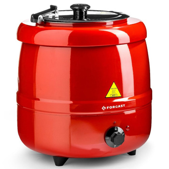 Ceaun electric pentru supe 10 l, roșu | FORGAST FG03013