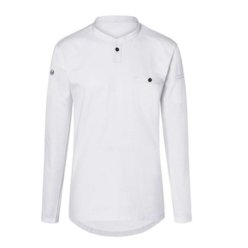 Cămașă de bucătar cu mânecă lungă albă | KARLOWSKY TM 6-3