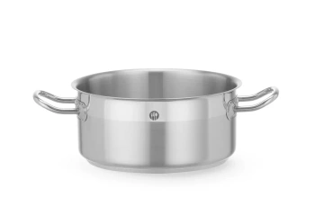 Oală joasă din inox Profi Line, 2,8 l, diametru 20 cm, înălțime 9 cm | HENDI 830147