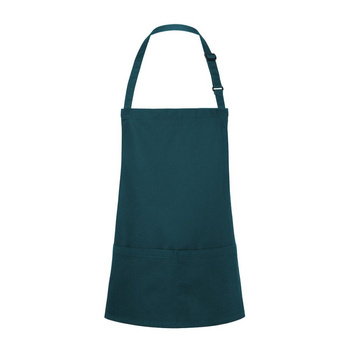 Șorț scurt Basic 75 x 60 cm cu buzunar și cataramă verde pin | KARLOWSKY BLS 6-80-Stck