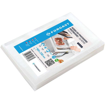 Pungi pentru ambalare în vid netede 23x16 cm - 100 buc. | FORGAST FG03404