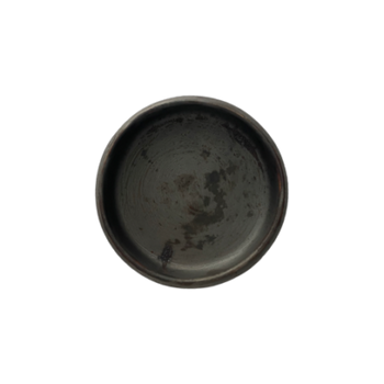 Farfurie întinsă cu margine Keczi hematit 20 cm | KERA CERAMIKA 17.1.HEMATIT