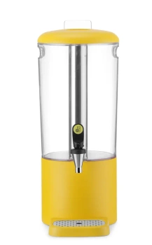 Dozator de suc, UNIQ, proiectat de Robert Bronwasser, 8L, galben, 318x216x(H)532mm | HENDI 425039