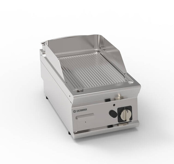 Placă de grătar pe gaz cu caneluri reglabilă 35,3x56,4 cm | TECNOINOX 713171