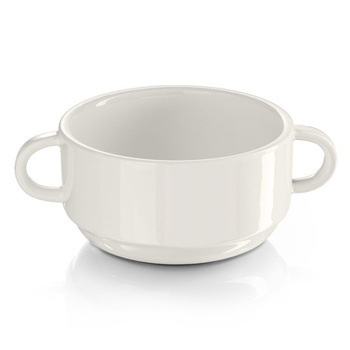 Bulionówka porcelanowa Modermo Prima 270 ml, biała, średnica 10.1 cm | MODERMO MP001